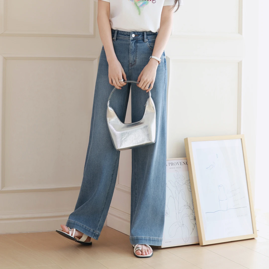 【衣衣专属】伊芙丽无侧缝款万向弹牛仔裤女春通勤裤子女1G1951391