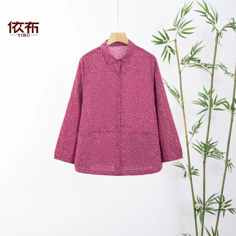 中老年衬衫棉中袖妈妈装大码夏季夏装洋气薄款内搭妈妈装