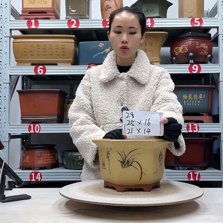 紫砂花盆紫砂花盆