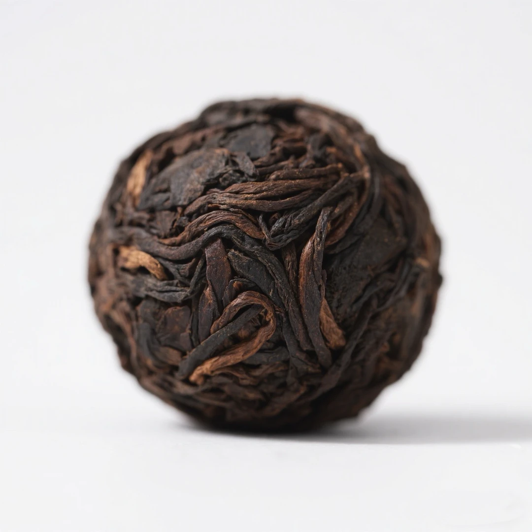 洪普号2023头春勐海【干柴烈火】古树普洱熟茶龙珠