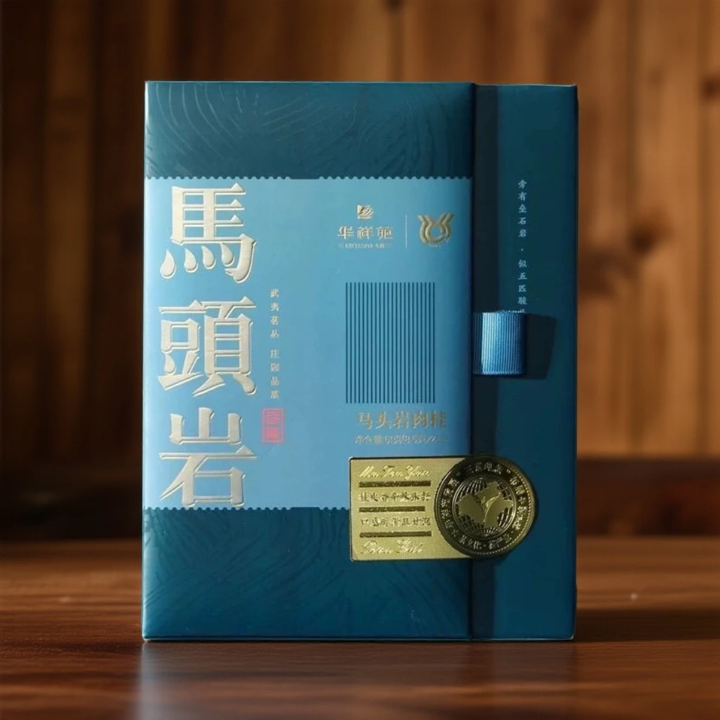 华祥苑马肉马头岩肉桂武夷岩茶51g高端商务礼盒装 原封带码发货