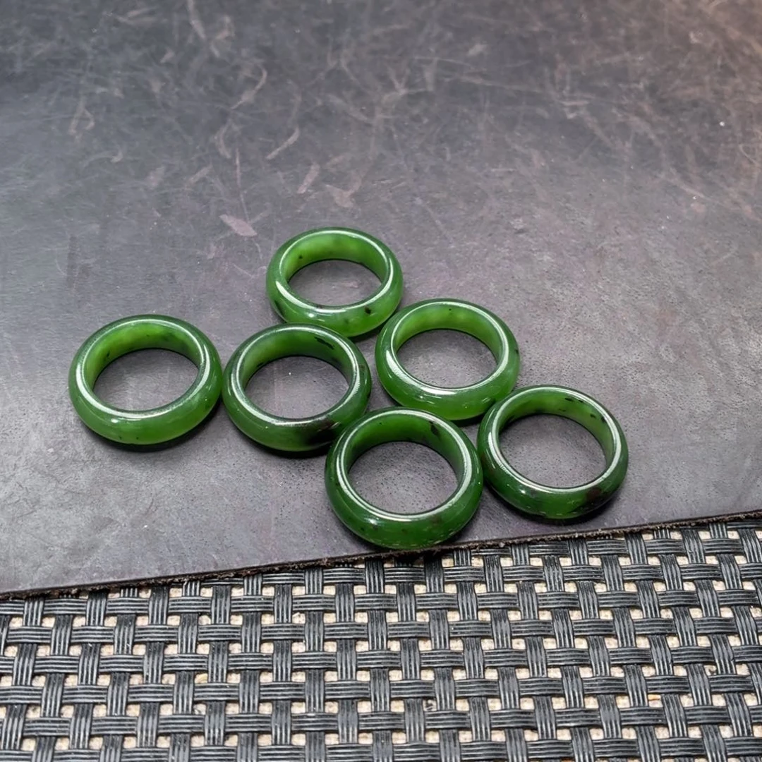 和田玉未镶嵌戒指多样性发货拍一发一