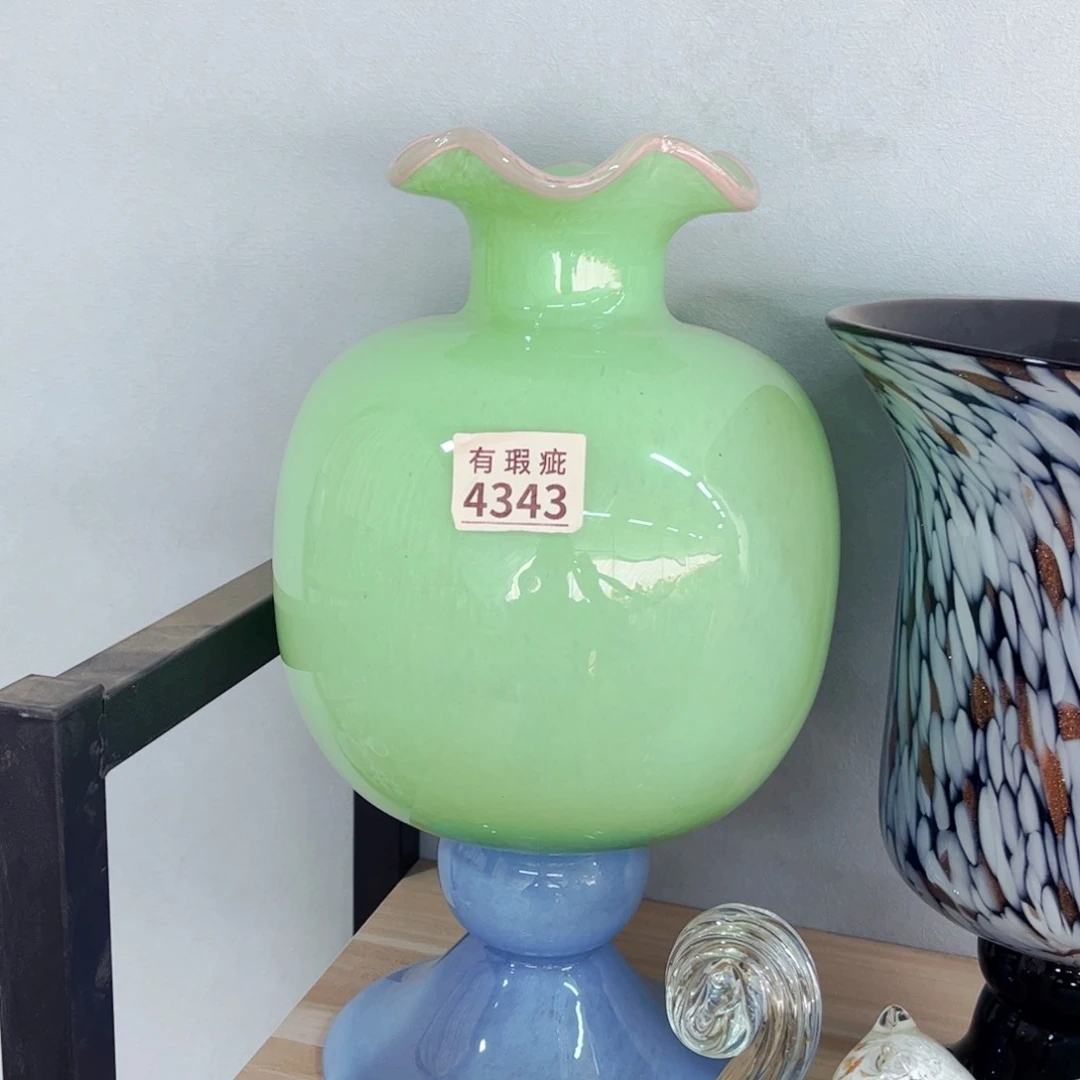 琉璃4343微瑕 花瓶家悦美居