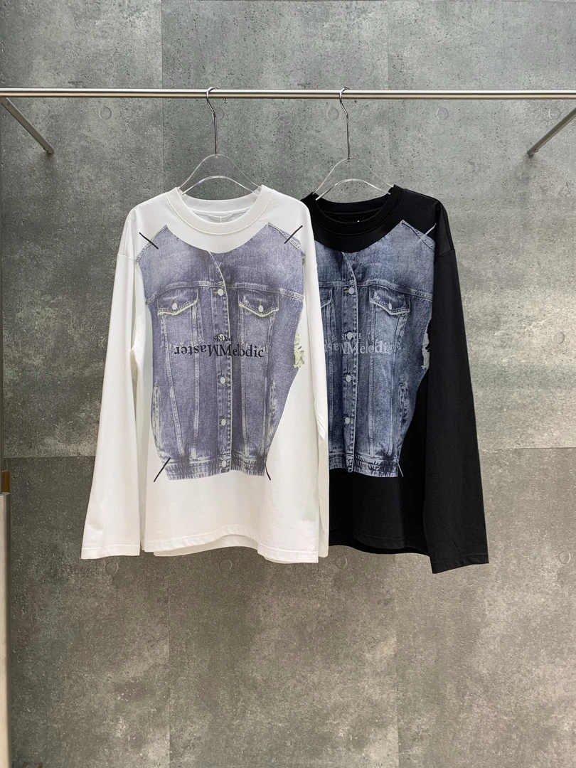 【NO退NO换】鑫燃Kiki 设计感休闲百搭复古上衣 5183 JCC   (F)