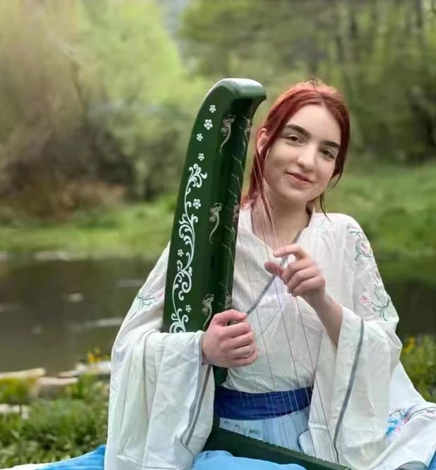 疗愈乐器15弦古箜篌有手就会治愈简单送五音疗愈教程