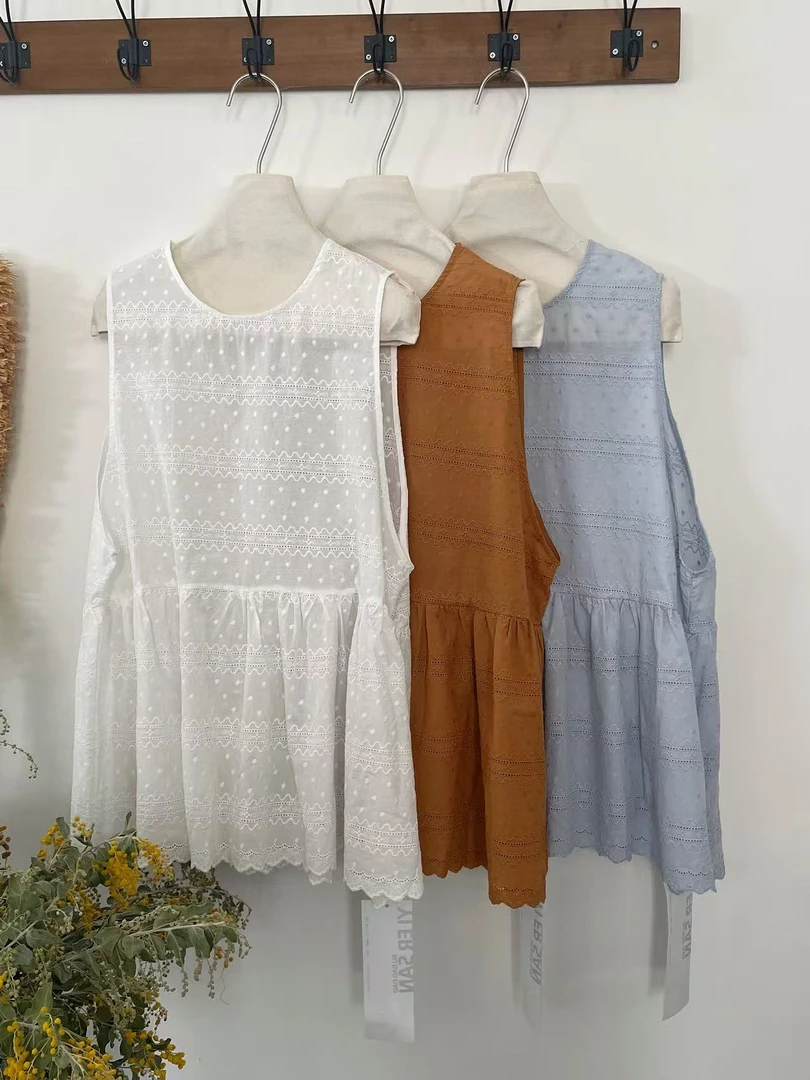 叨叨定制款#6775#蕾丝花边背心（春季新款） FL