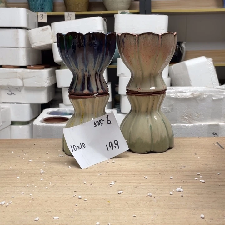 紫砂花盆多肉花盆微瑕6