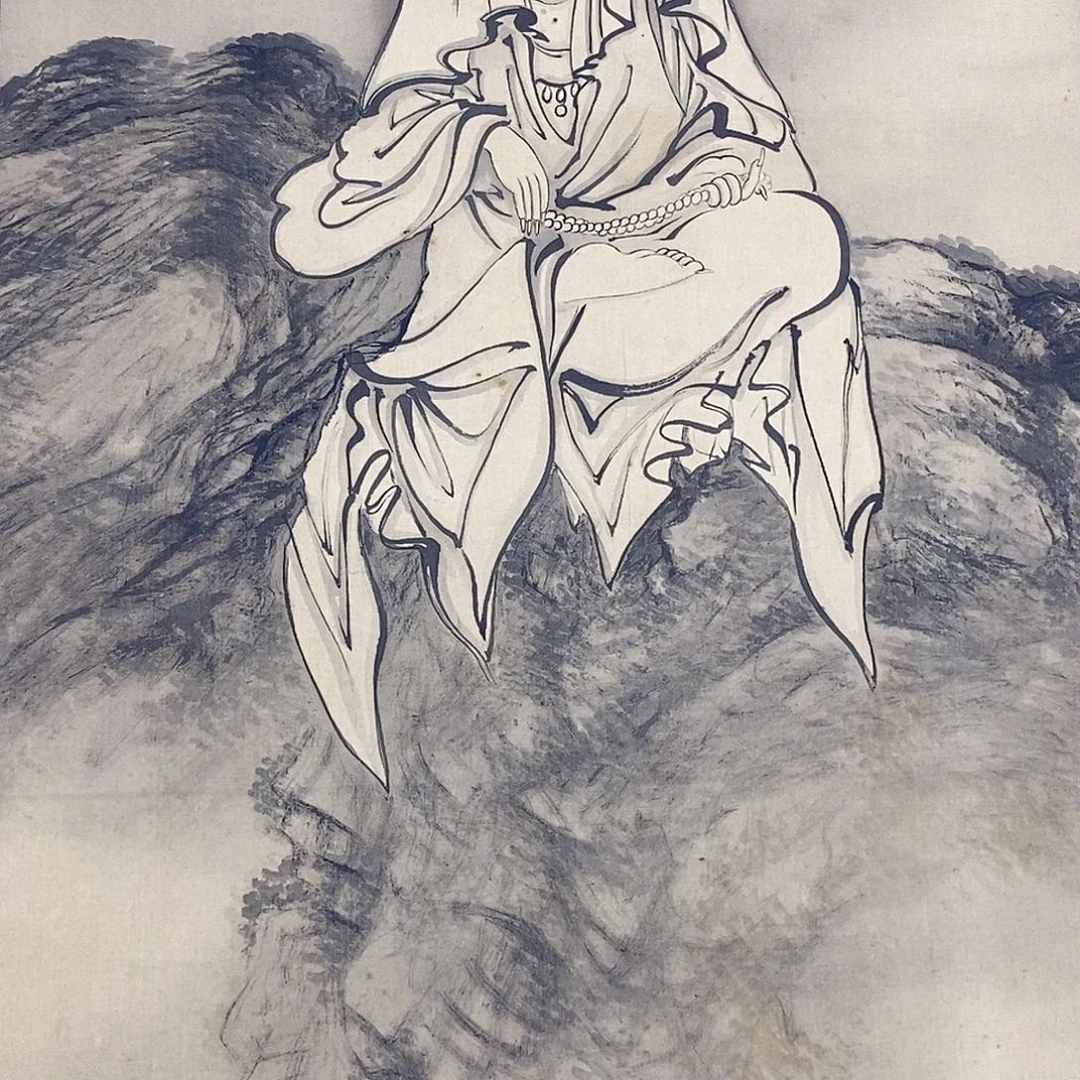 南***雪横款装饰画人物画