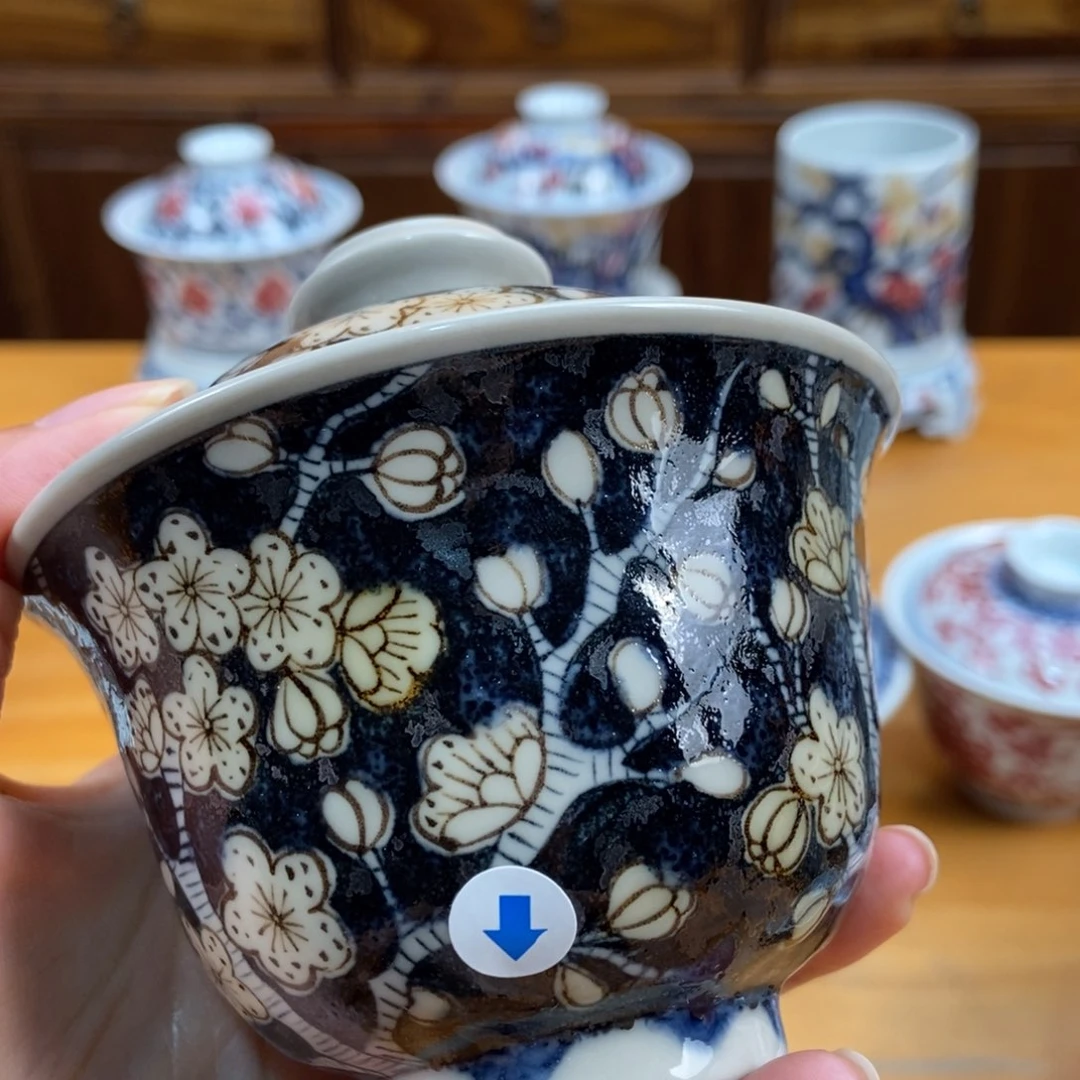 手绘现代茶具非古董