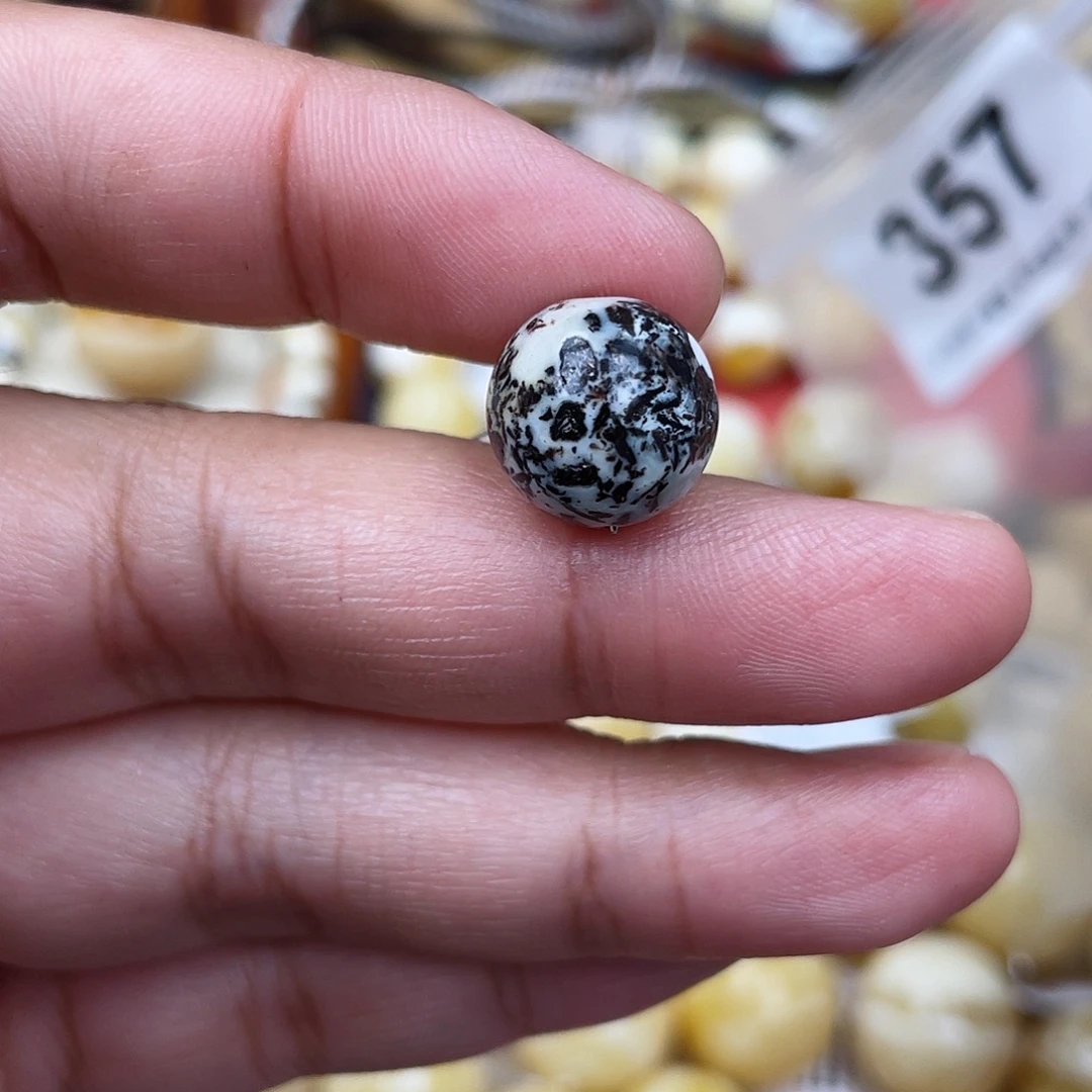 蜜蜡未镶嵌珠宝奇石13蓝沁奥利奥