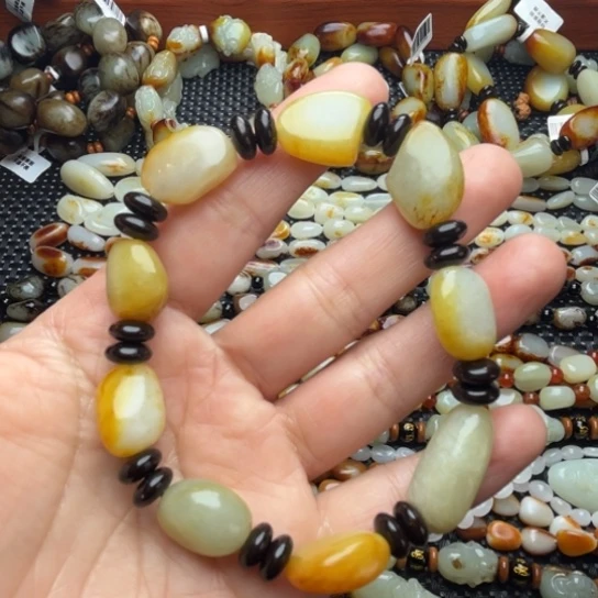 和田玉手链未镶嵌