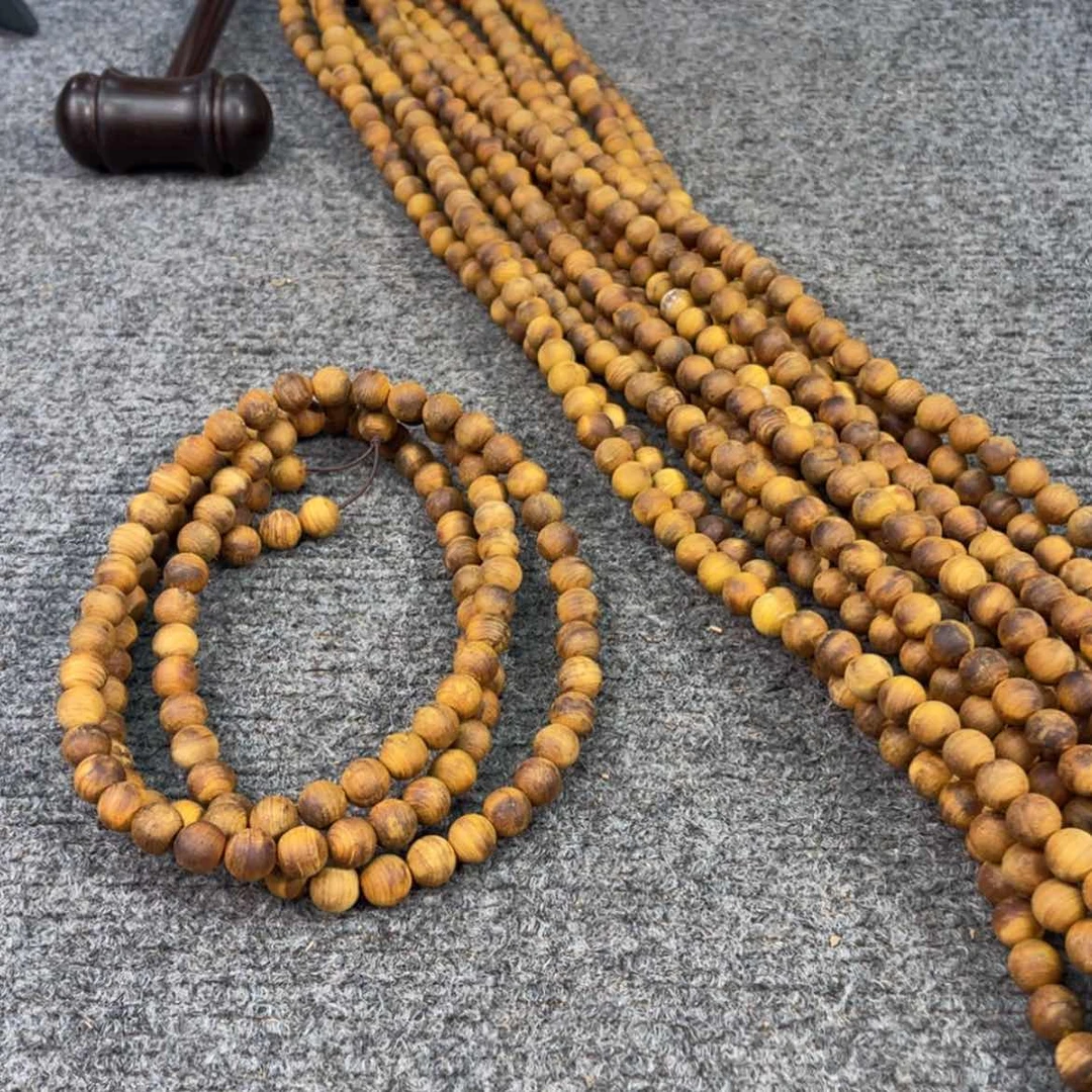 【闪购商品】柏木（崖柏）神品太行崖柏，1.0毛珠，阴沉绿底奇香