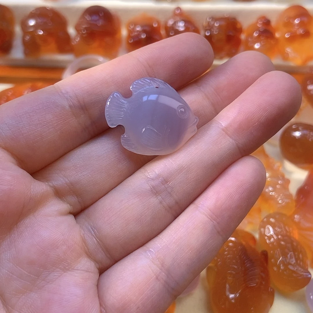 玛瑙/玉髓吊坠(不含链)未镶嵌我