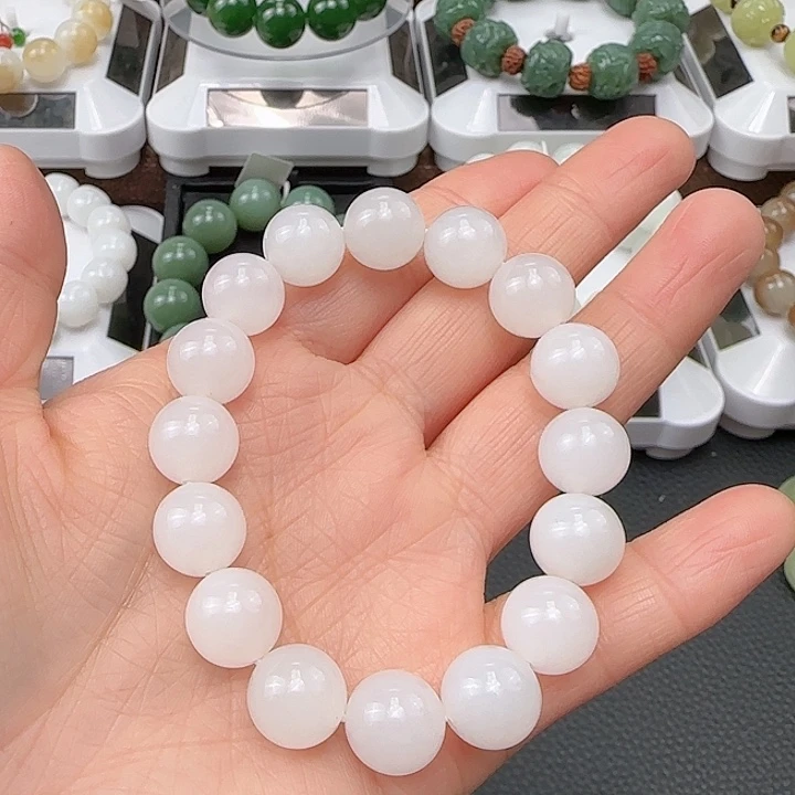 和田玉手串未镶嵌