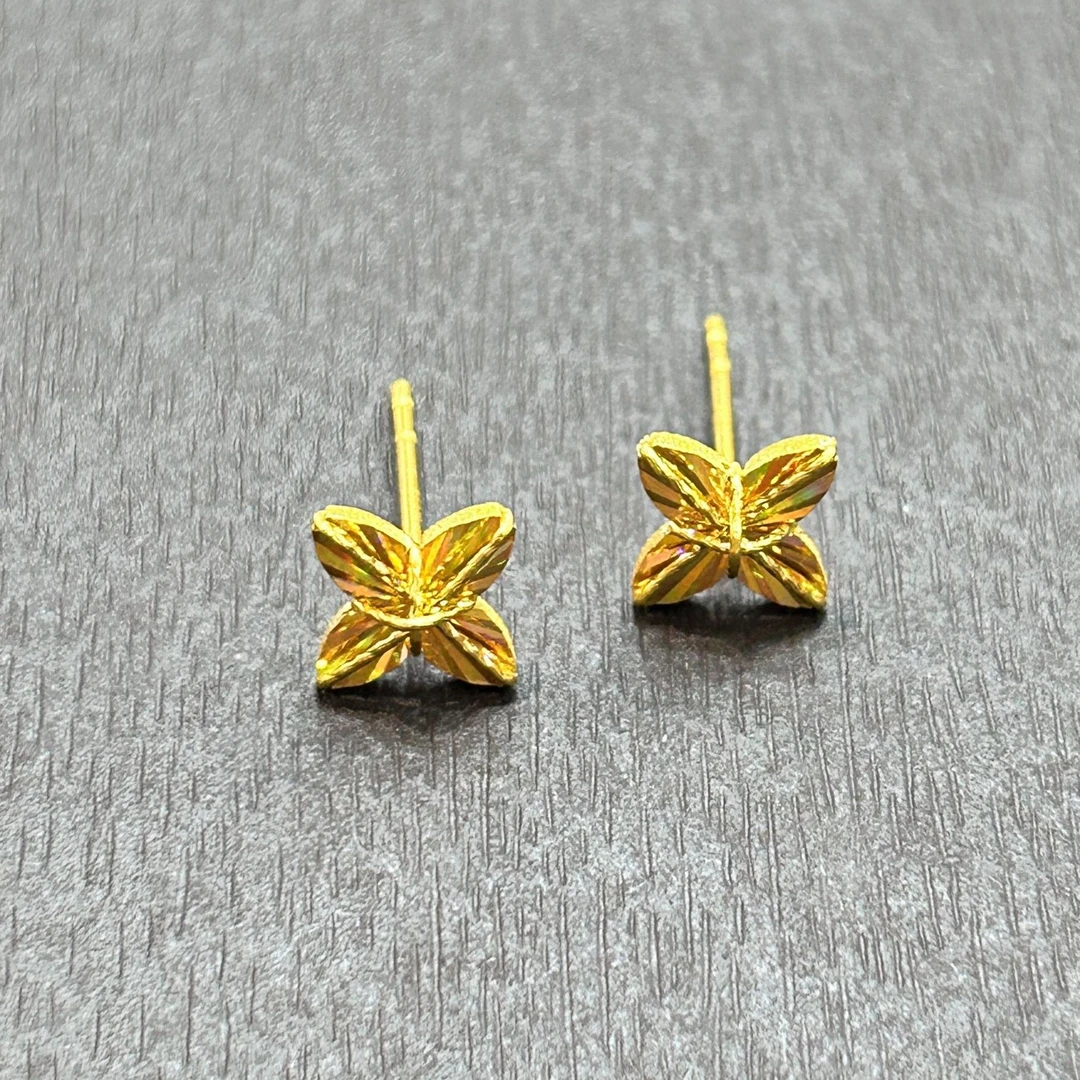 【销冠专享】足金999投资金攒黄金七彩四叶草ZBHJE709克重多退少补