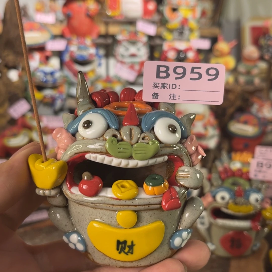 泥塑纯手工茶宠摆件