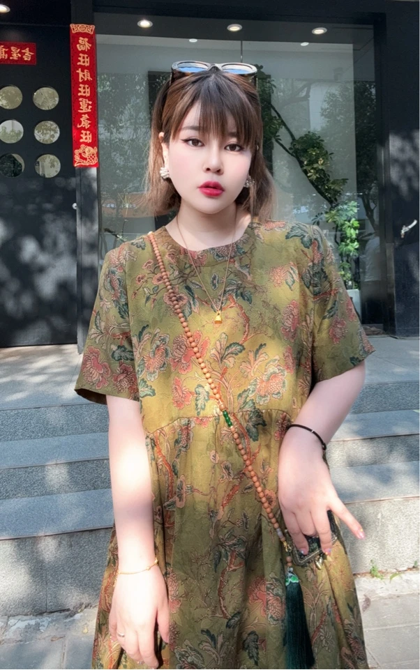 香云纱连衣裙（no退换）