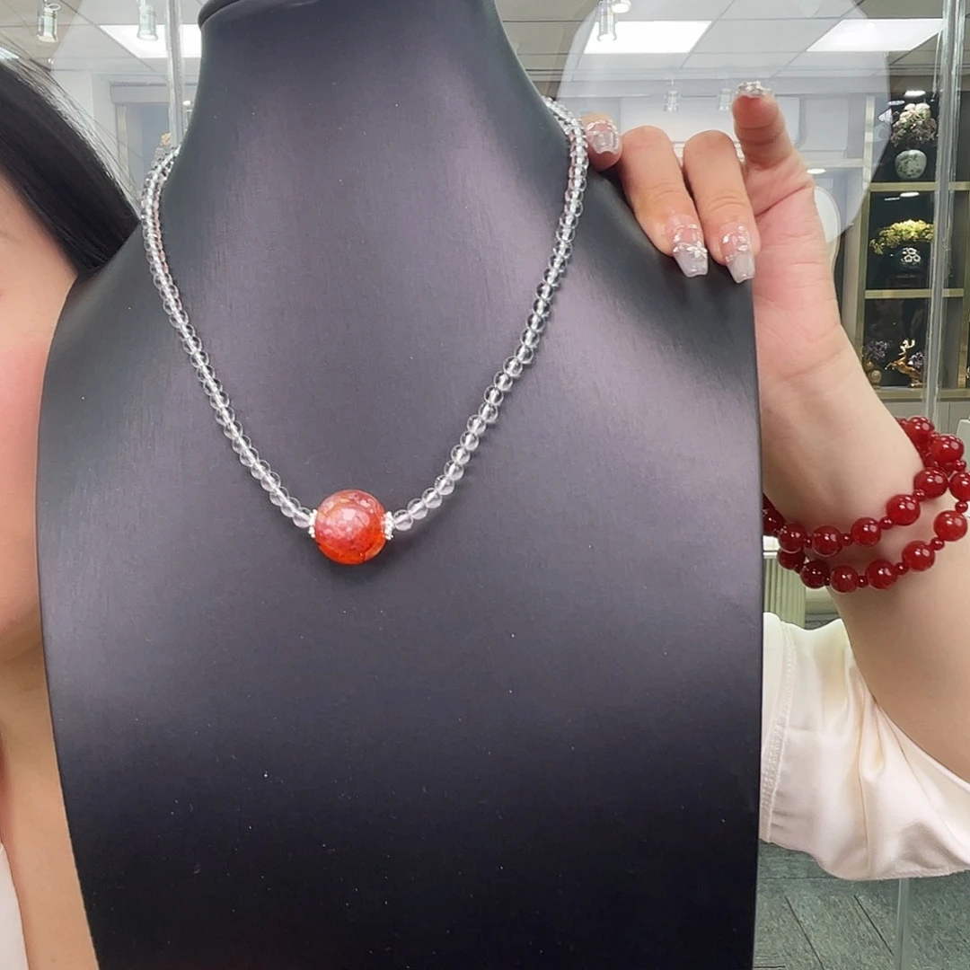 颈饰未镶嵌水晶水晶吊坠