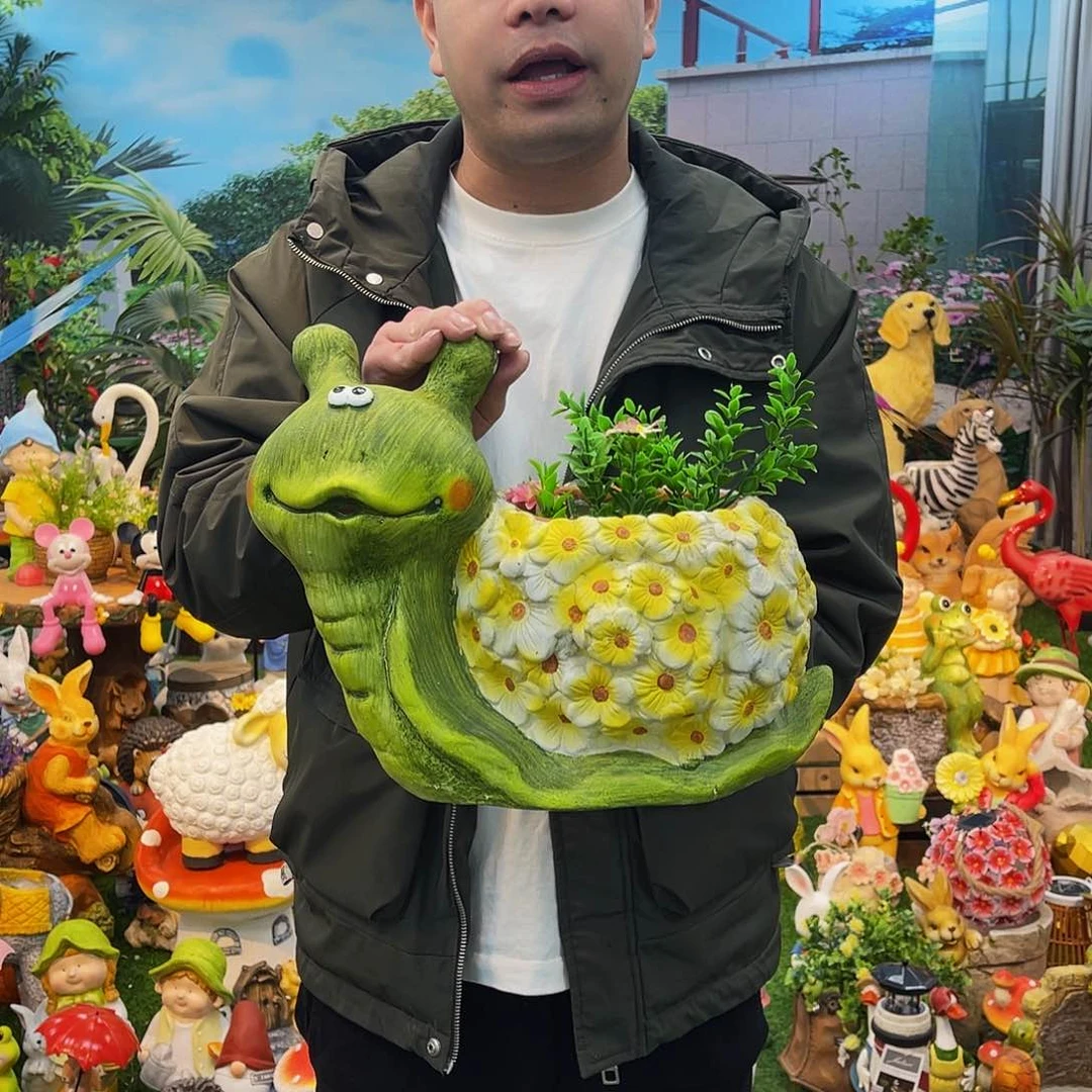 红陶花园庭院摆件&000&