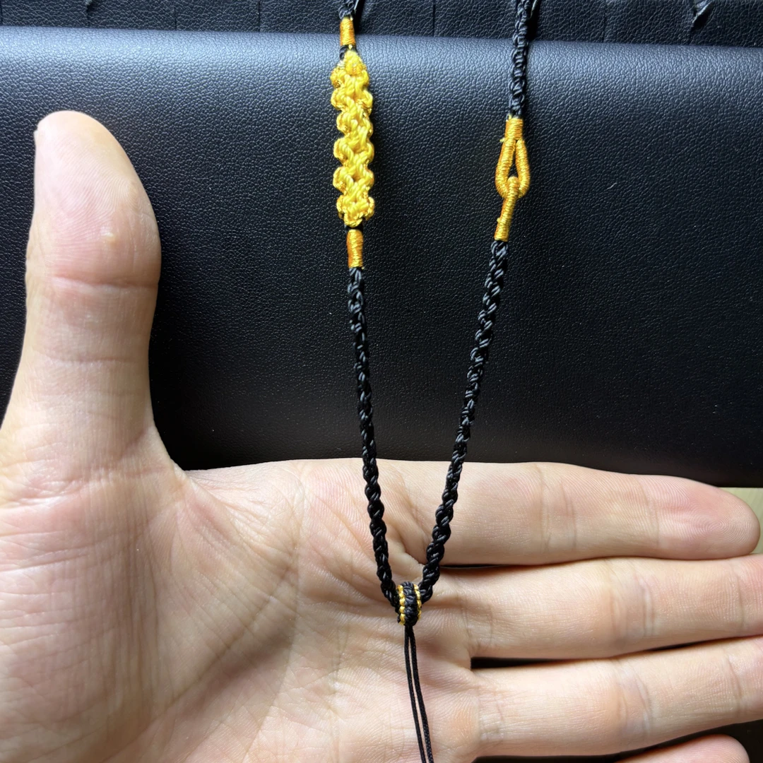 非金属棉绳项链 手工编织带桃花工艺精品挂件绳拍一发一时尚百搭