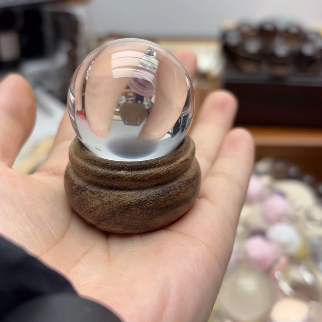 未镶嵌手链水晶白水晶球