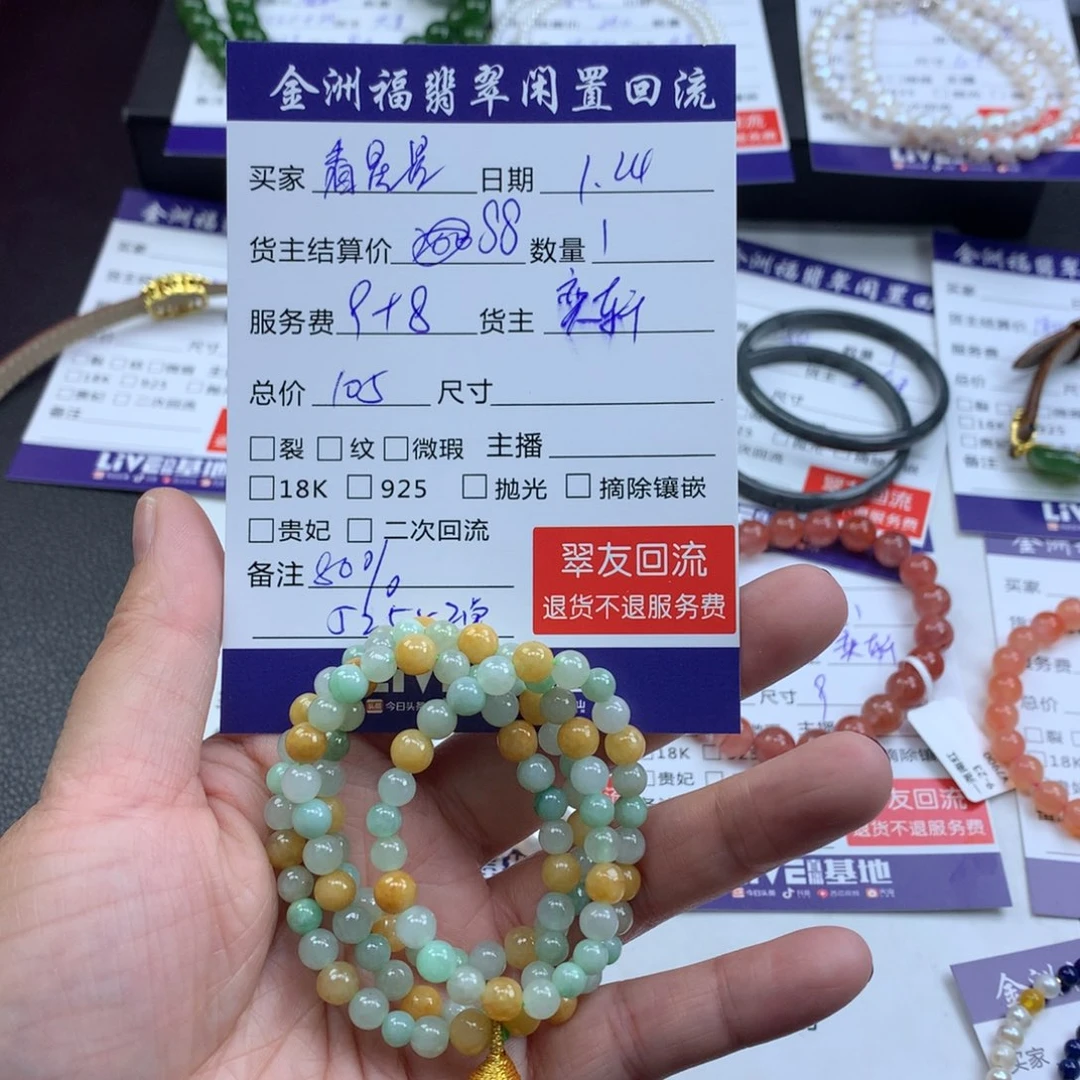 【闪购商品】翡翠颈饰未镶嵌看****腰