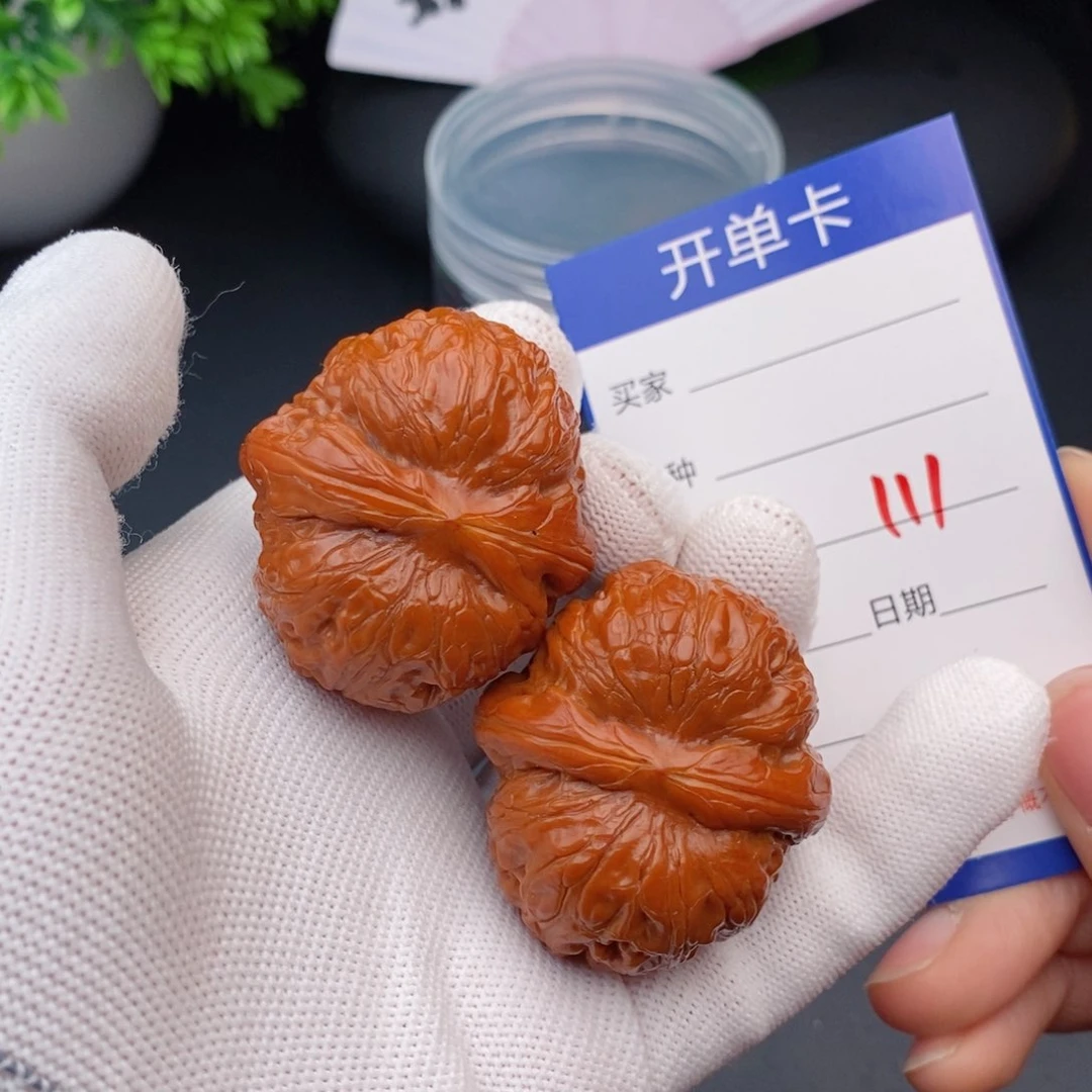 文玩核桃把件42元宝111