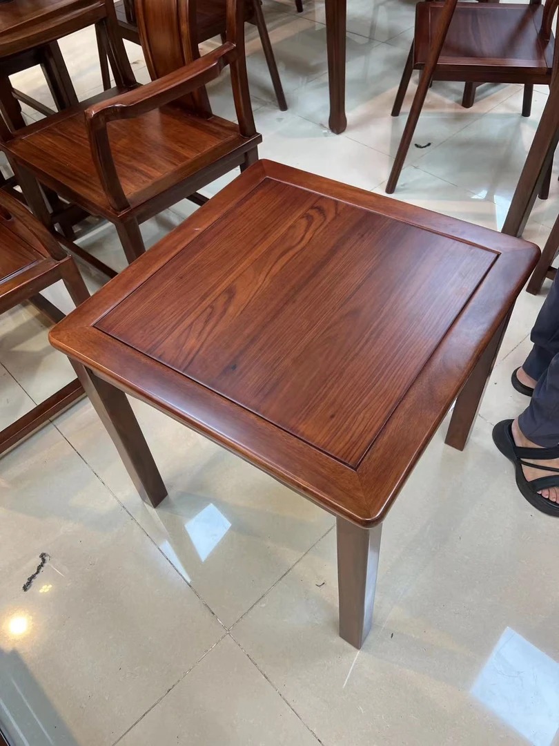 乌金木小方桌 阳台小茶桌 小孩写字桌