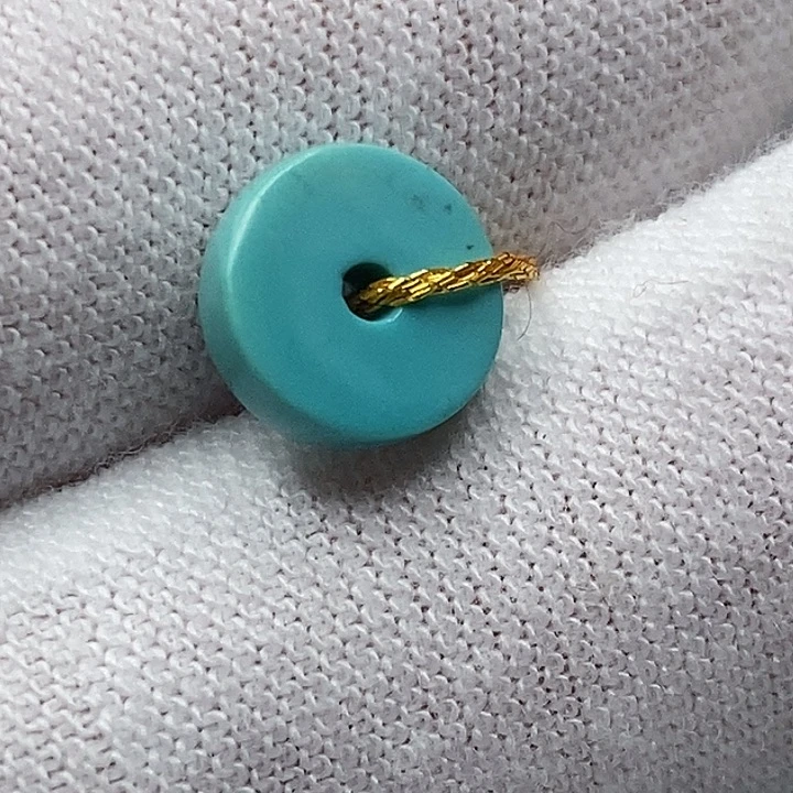 绿松石未镶嵌天然原矿 地大质检