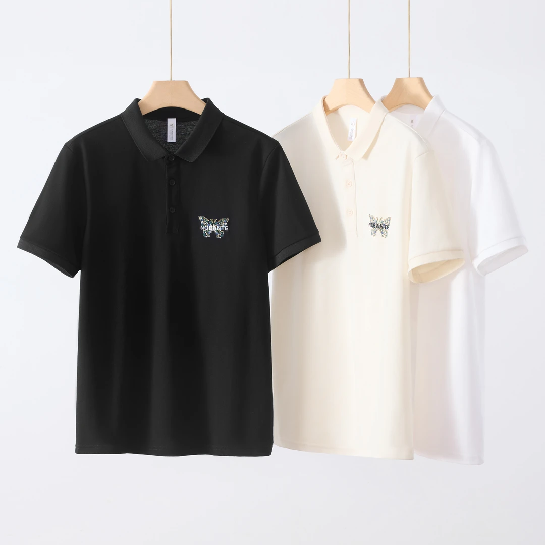 2025春夏新款男士polo衫翻领短袖男t恤半袖衣服男款时尚商务夏季