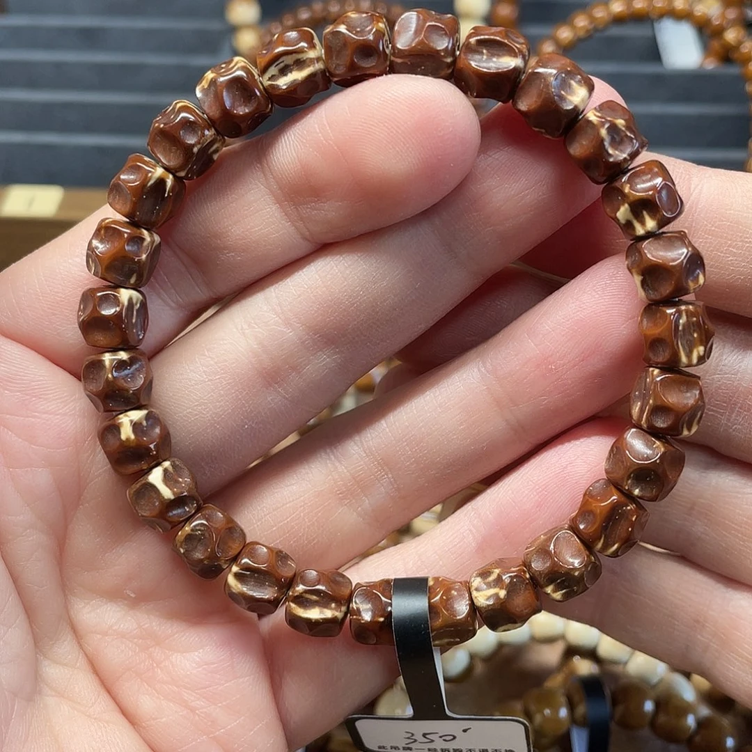 紫金鼠吊坠实心紫金鼠手串8.7无相