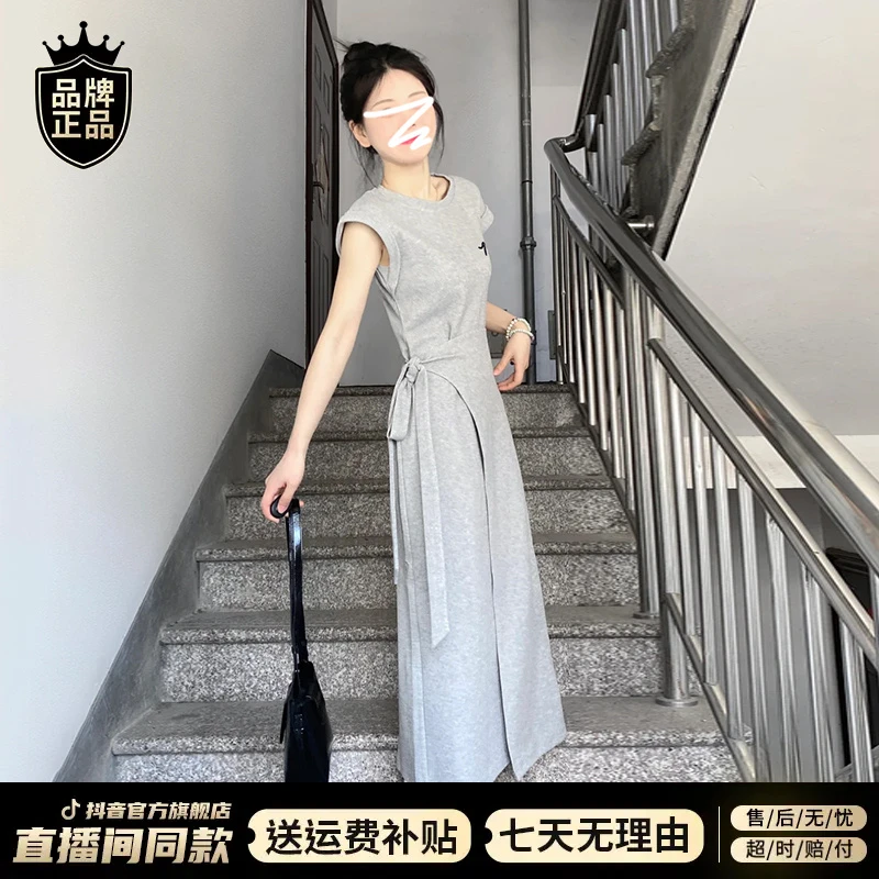 夏天轻奢洋气出街衣服高贵系连衣裙子女爆款2025夏新款高级感长裙