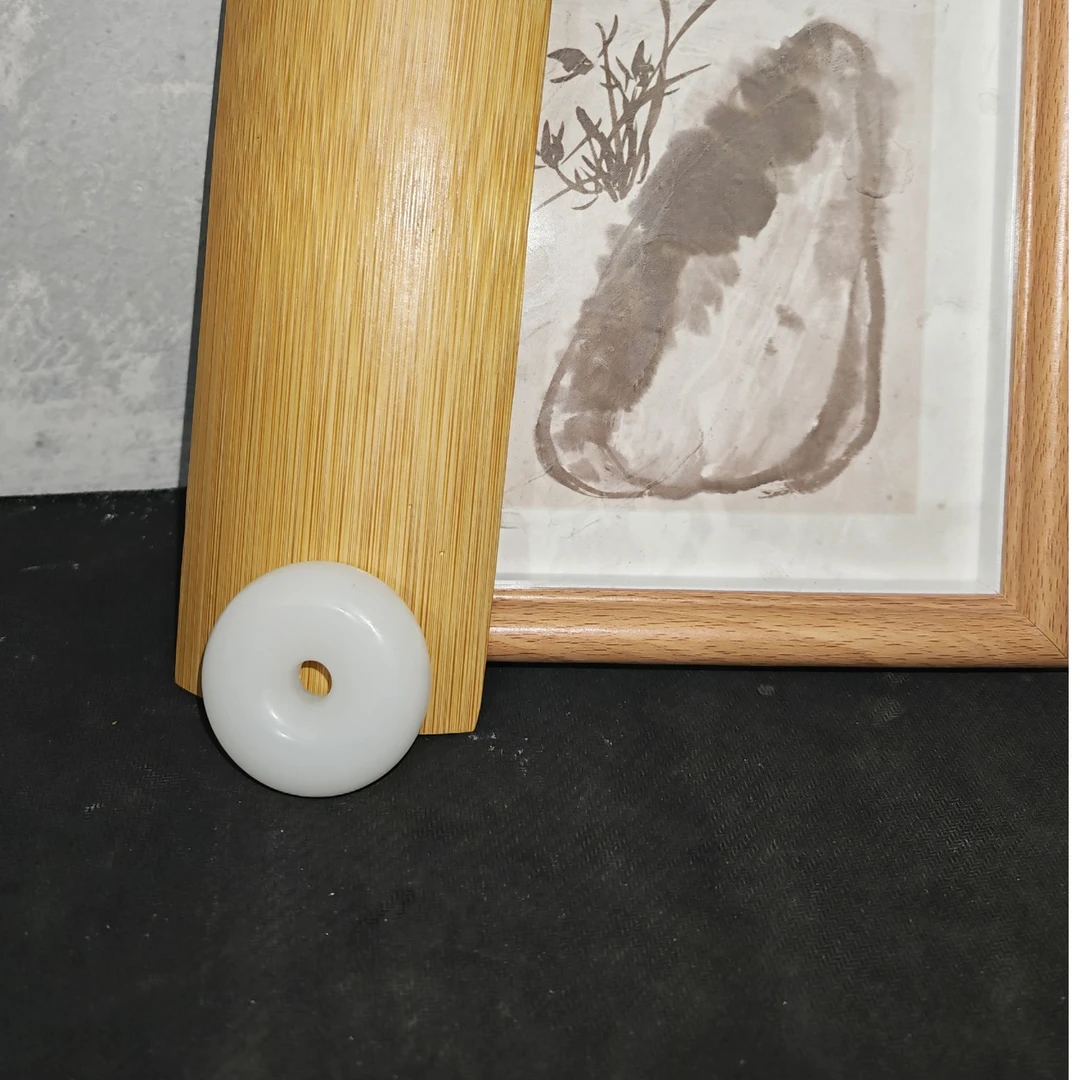 45平安扣 竹具摆件细节对比图