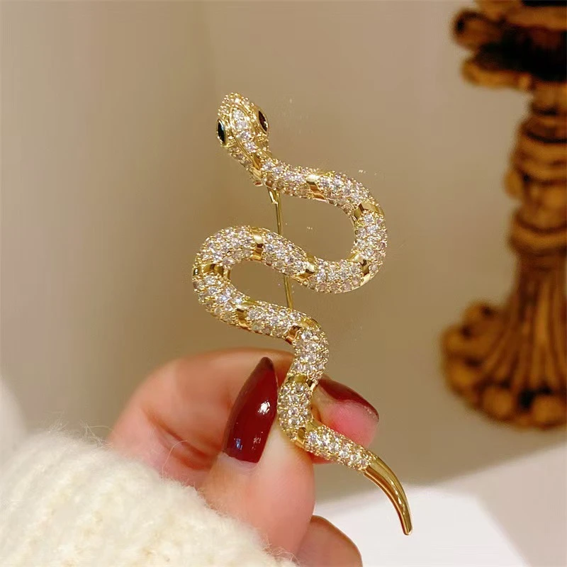 合金胸针 【绿眼小蛇】轻奢高档时尚小众ins精致优雅设计百搭3006