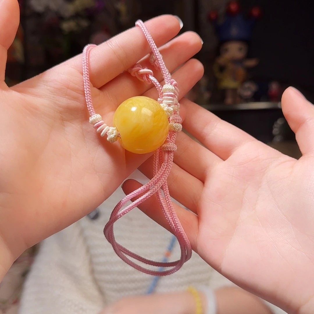 蜜蜡未镶嵌颈饰精致
