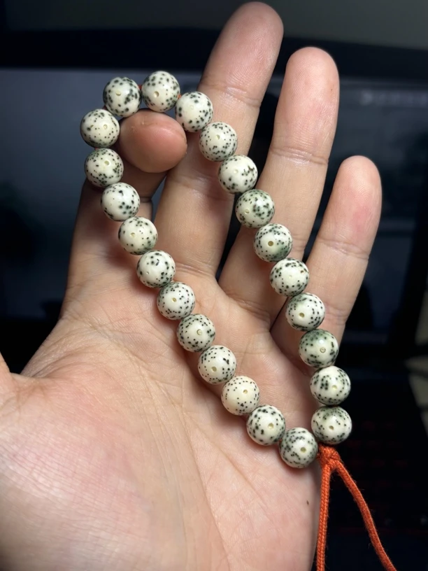 金标10圆珠细星火龙果超稀疏星星月菩提手串FS10YZ1250818