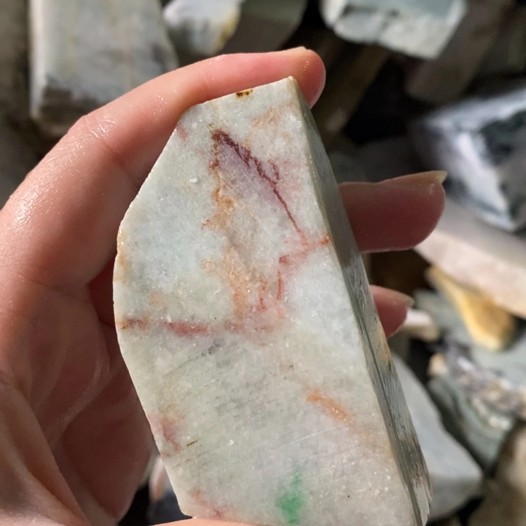颈饰未镶嵌翡翠天然翡翠