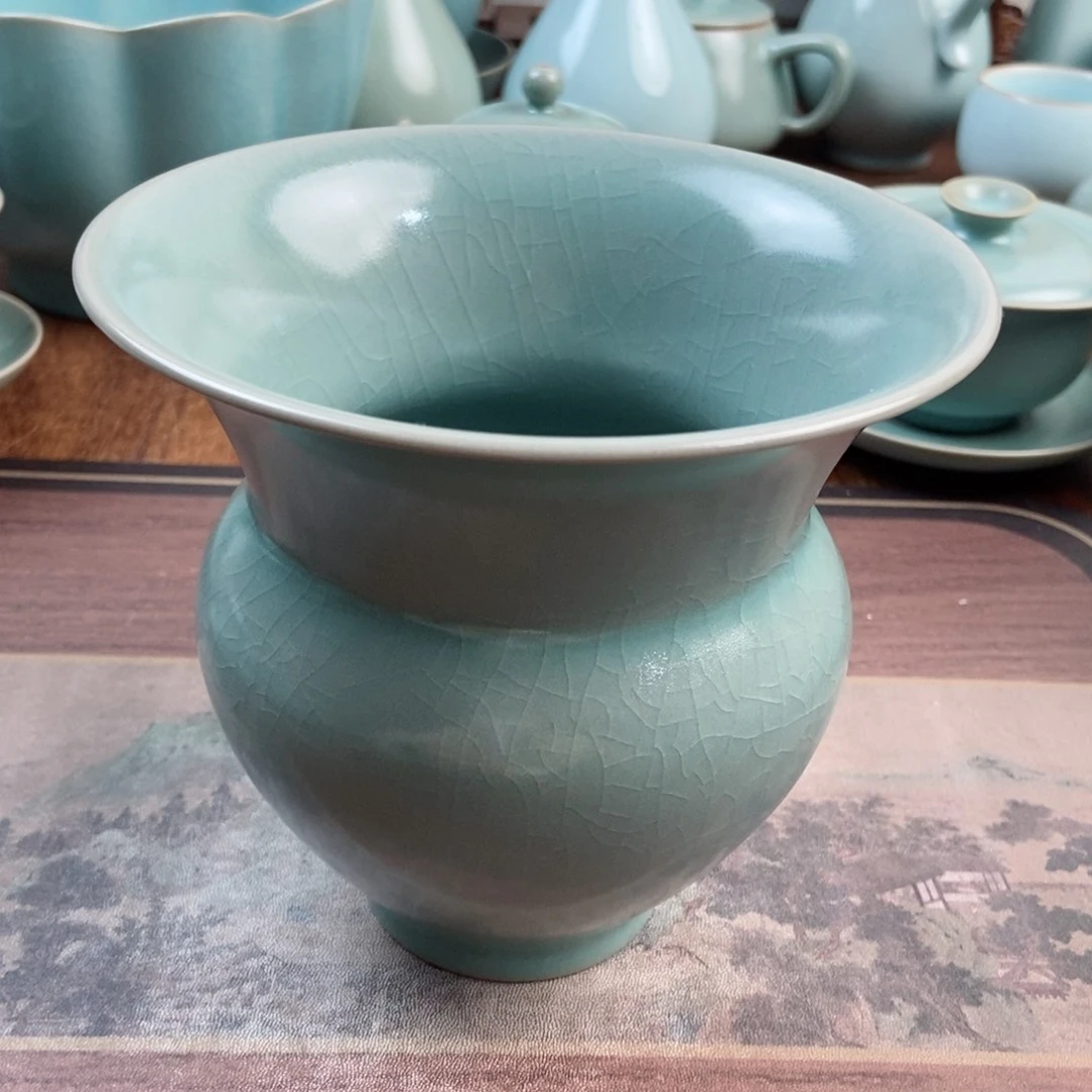 摆件瓷原产地原矿汝瓷～茶器