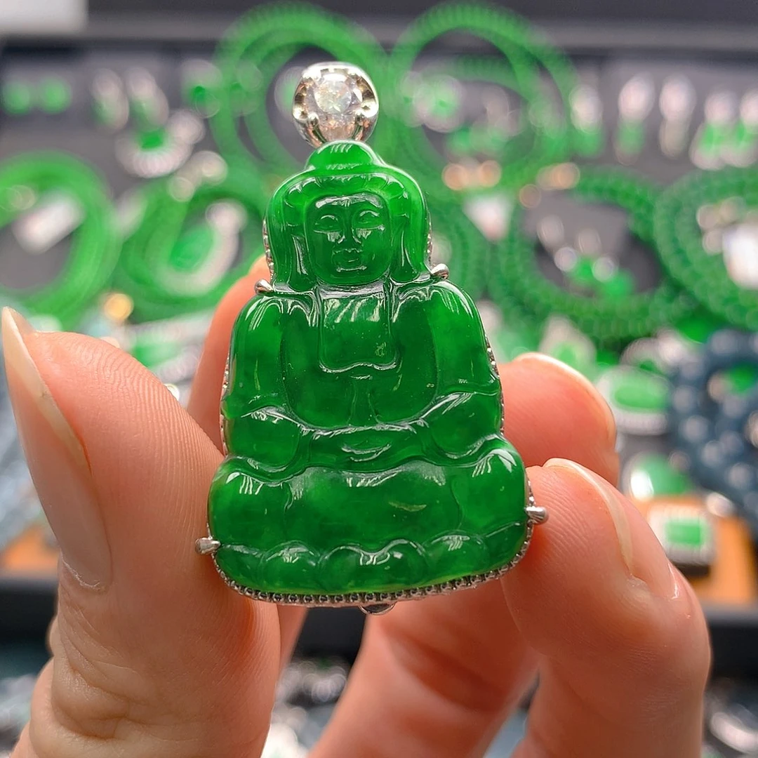 未镶嵌手链翡翠翡翠