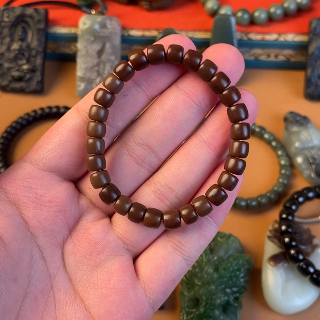 和田玉手链未镶嵌晴