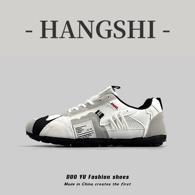 外贸男鞋夏季透气百搭时尚德训鞋防滑软底舒适休闲跑鞋潮流阿甘鞋