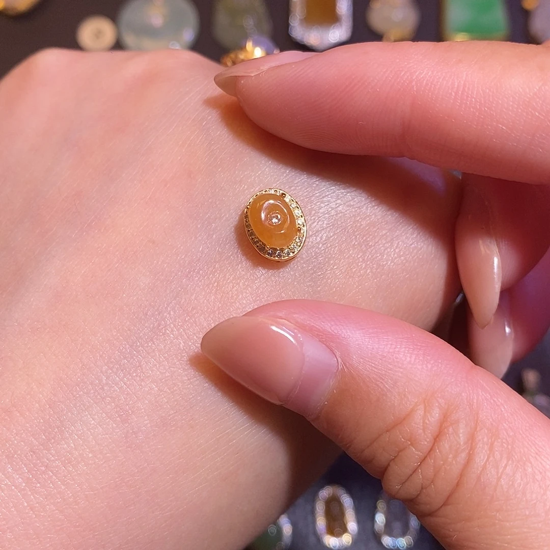 翡翠银S925镶嵌项链