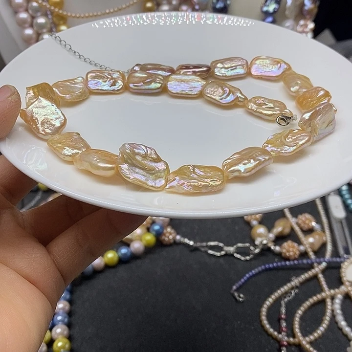 淡水珍珠未镶嵌颈饰