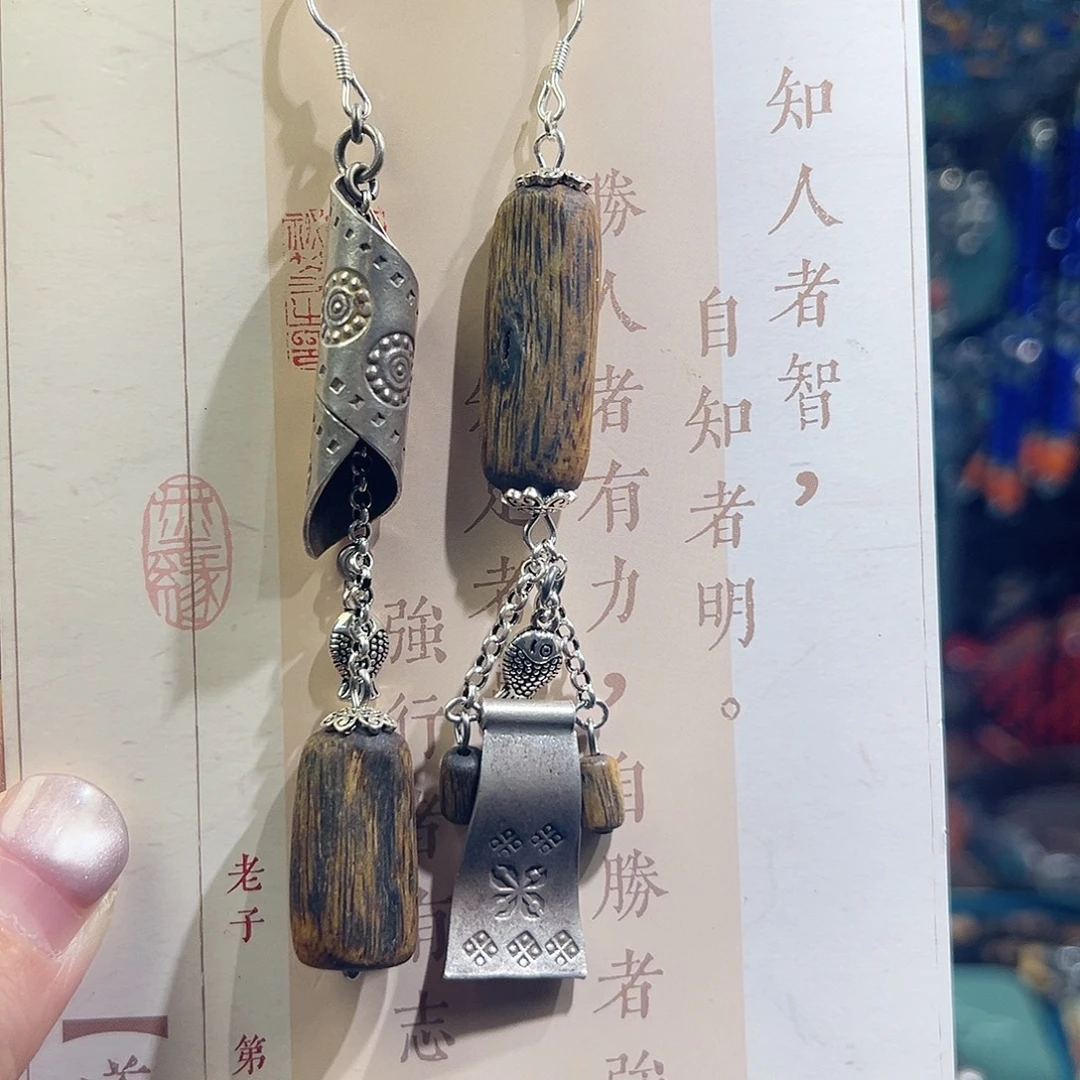 925银锦象原创设计款式耳环