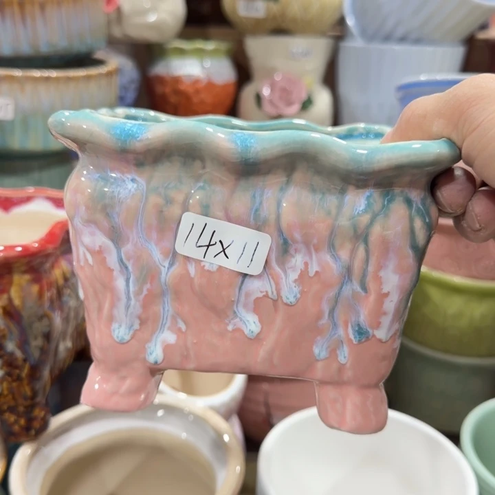 凑9块包邮，有孔，花盆