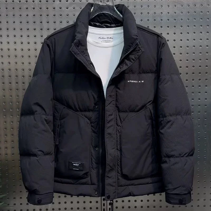 冬季新款男士加厚保暖百搭户外休闲立领防风御寒外套#5523