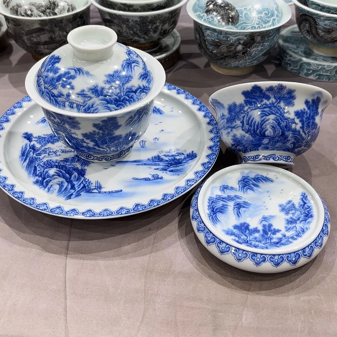 瓷片景德镇瓷器精品展示