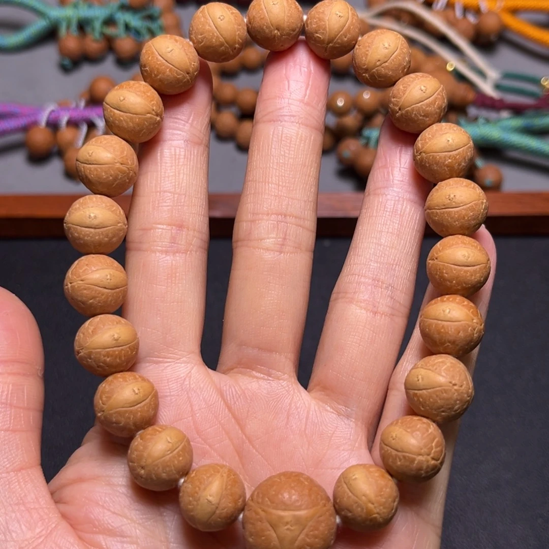 凤眼菩提吊坠12+mm2025精品玉华皮大眼睛手串