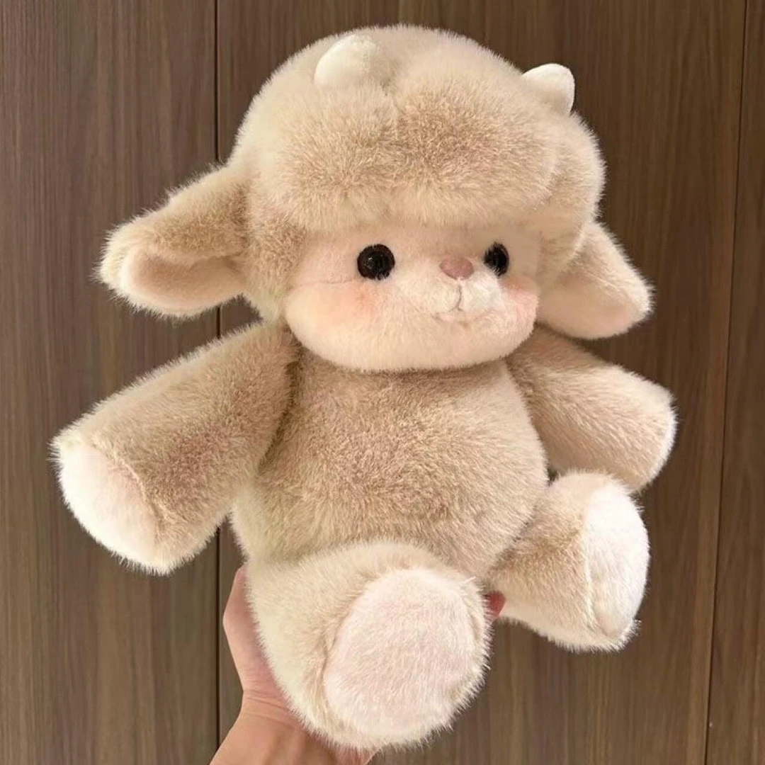 正版苏高地小羊公仔高品质跑跑小羊玩偶米热泡芙毛绒玩具女生礼物