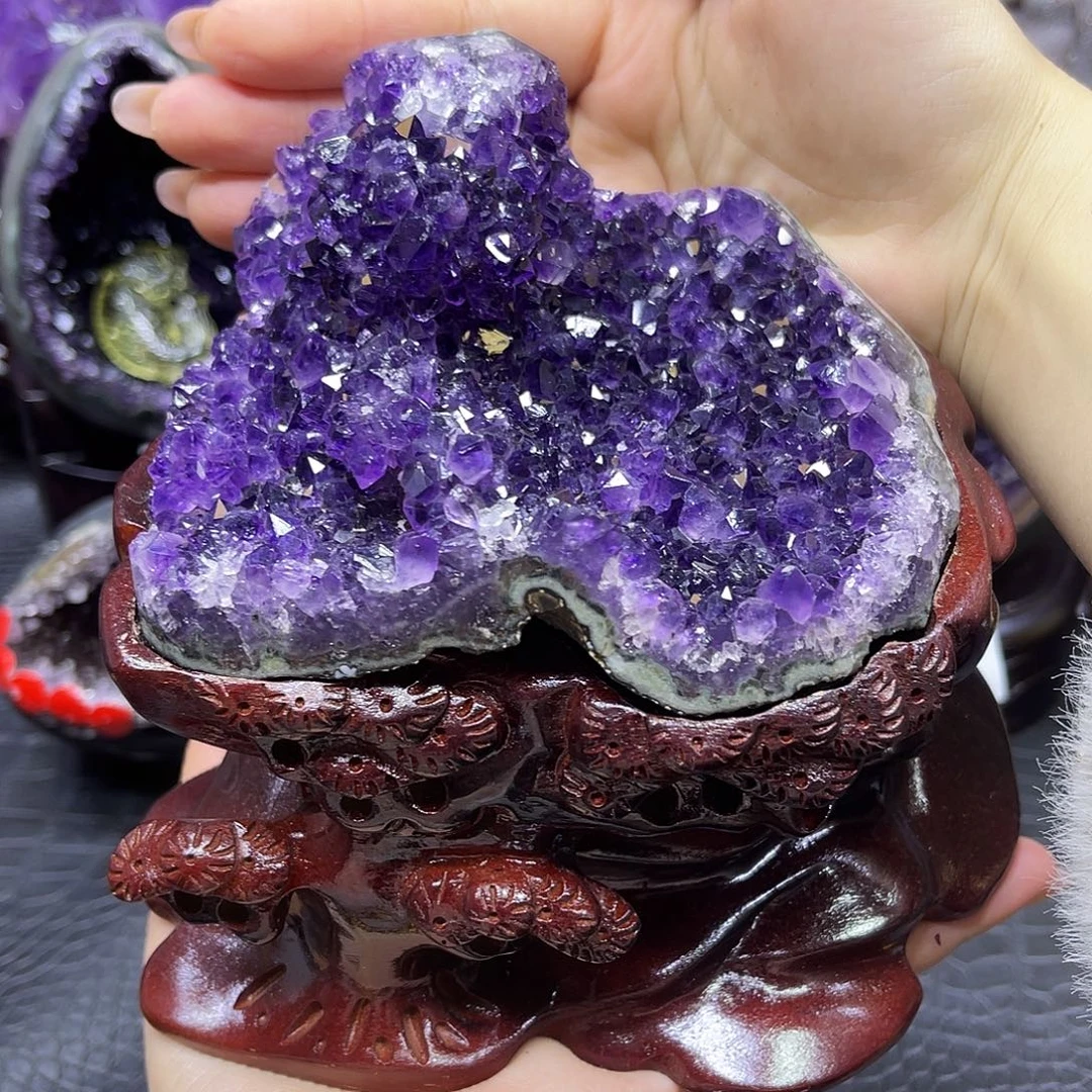 紫晶大型摆件（非配饰）未镶嵌